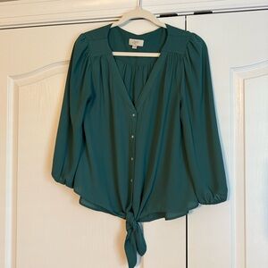 Loft Outlet Teal Blouse